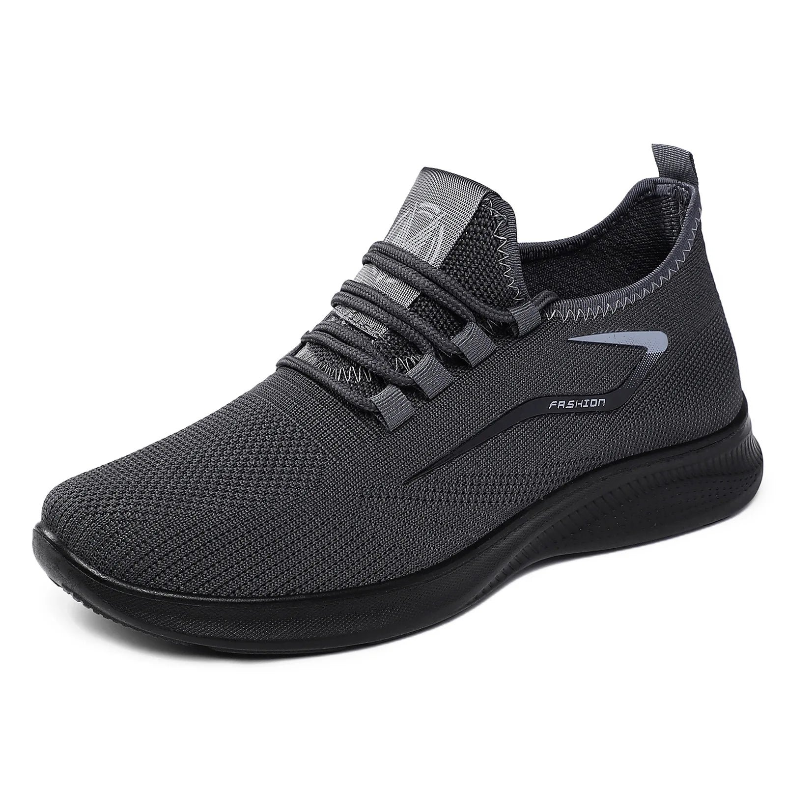 Unisex Large Size Comfortable Casual Shoes Soft Bottom Breathable Mesh Sports Shoes Lightweight Slip-On round Toe Flat Heel